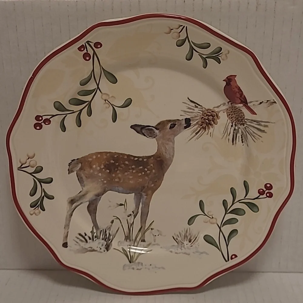 Set of 4 Better Homes and Gardens Heritage Collection Plates - Picture 2 of 16